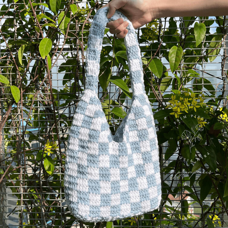 Checkered Tote Bag