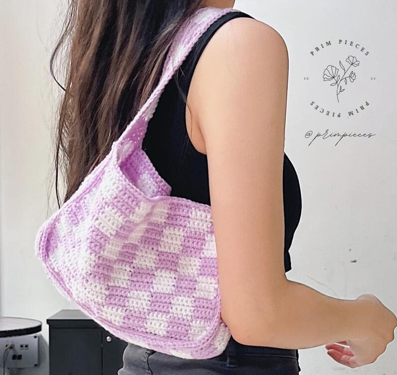 Dorothea Checkered shoulder bag