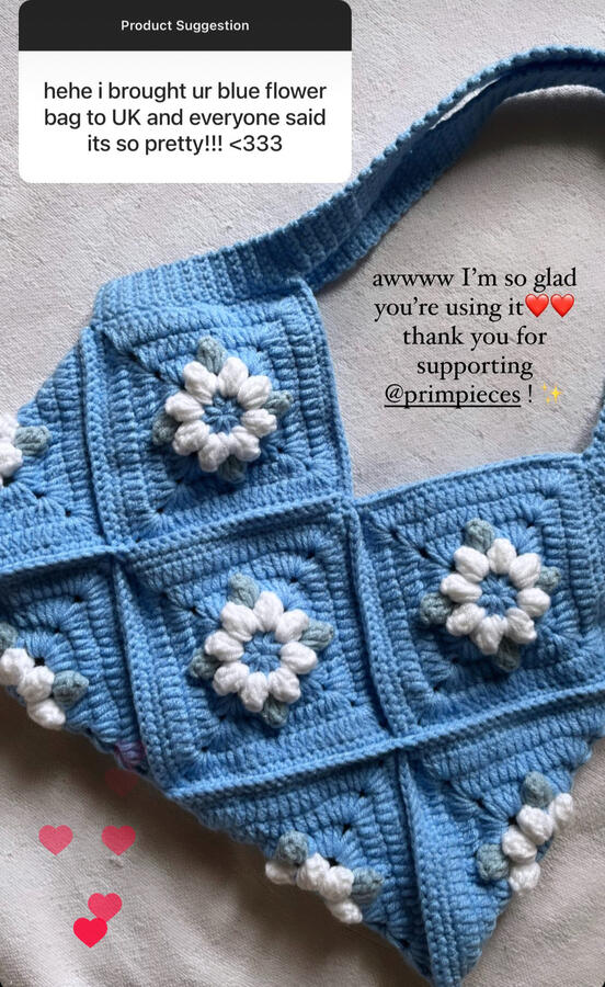 flora blossom shoulder bag